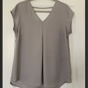 Grey Blouse Sz M